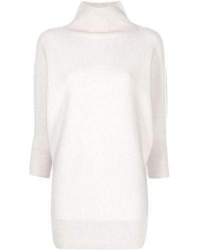 Totême Billowing Roll-neck Sweater - White