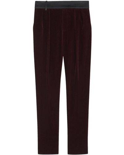 Saint Laurent Pantalones con corte slim - Multicolor