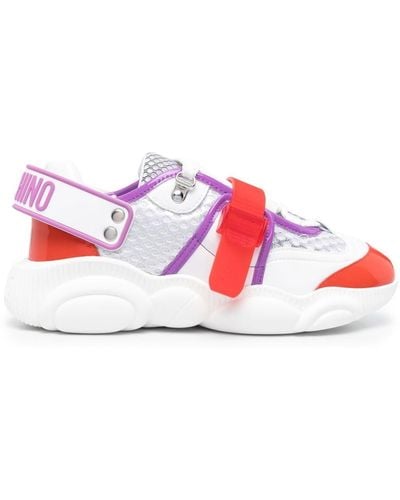 Moschino Roller Skates Teddy Sneakers - Pink