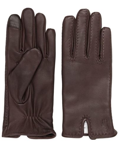 Polo Ralph Lauren Leather Gloves - Brown