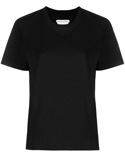 Bottega Veneta Short-sleeved Cotton T-shirt - Black