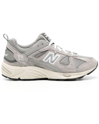 New Balance 878 Panelled Trainers - White