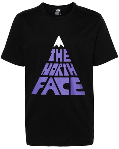 The North Face Mountain Play-print Cotton T-shirt - Black