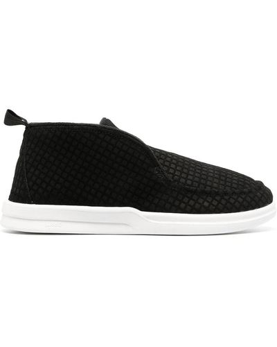 Lusso Cino Waffle Low-top Slippers - Black