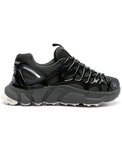 44 Label Group Symbiont 2 Caged Chunky Trainers - Black