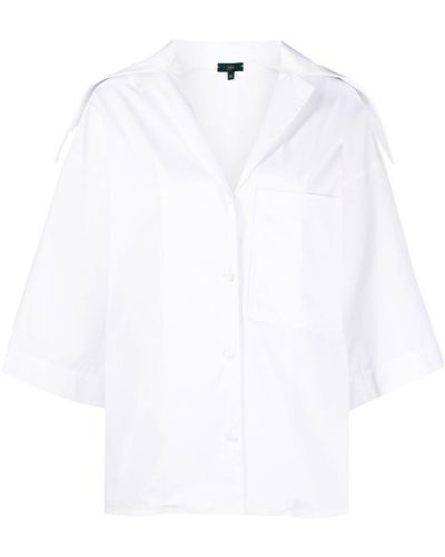 Jejia Button-up Loose-fit Shirt - White