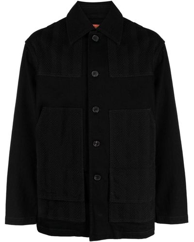 Missoni ポインテッドカラー シャツジャケット - ブラック