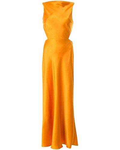 Bec & Bridge Seraphine Cut-out Midi Dress - Orange