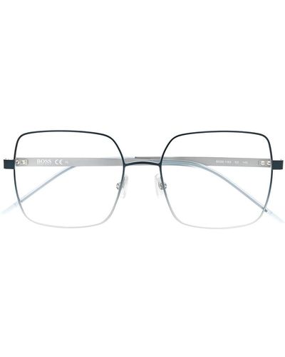 BOSS オーバーサイズ 眼鏡フレーム - ブルー