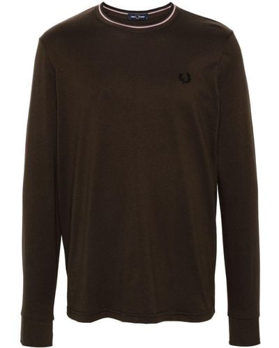 Fred Perry Camiseta Twin Tipped - Marrón