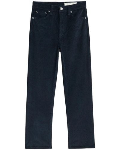 Rag & Bone Wren Corduroy Slim-fit Pants - Blue