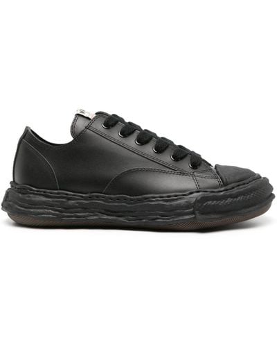 Maison Mihara Yasuhiro Peterson 23 Original Sole Leather Sneakers - Unisex - Calf Leather/rubber/fabric - Black