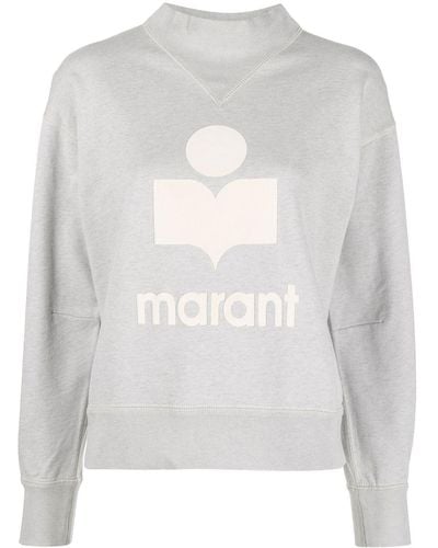 Isabel Marant Logo-print Sweatshirt - White