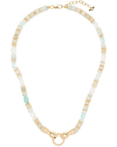 Missoma Beaded In Good Hands Necklace - White