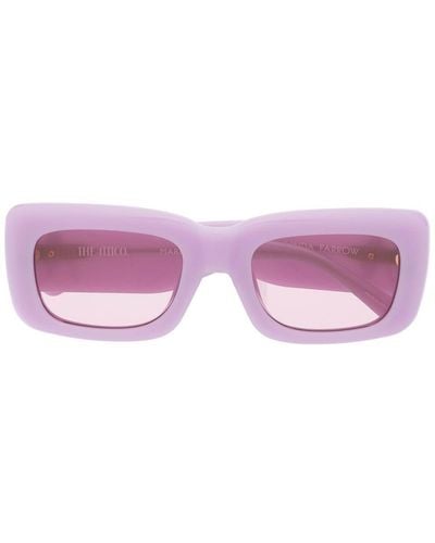 Linda Farrow Eckige Marfa Sonnenbrille - Pink