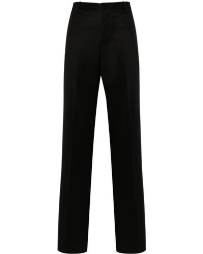 Balenciaga Pantalon de tailleur à coupe droite - Noir