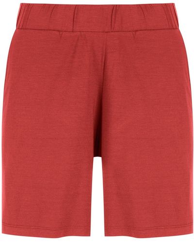 Lygia & Nanny Pantalones cortos con cinturilla elástica - Rojo