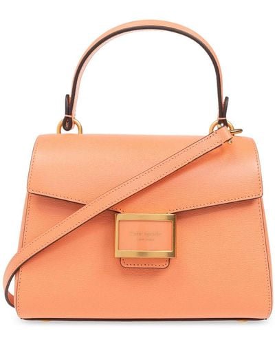 Kate Spade Small Katy leather tote bag - Arancione