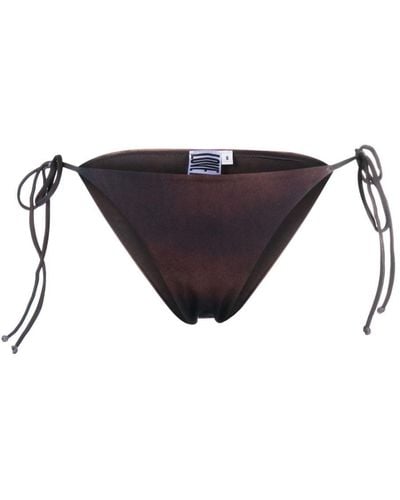 Jean Paul Gaultier Slip bikini con stampa - Marrone
