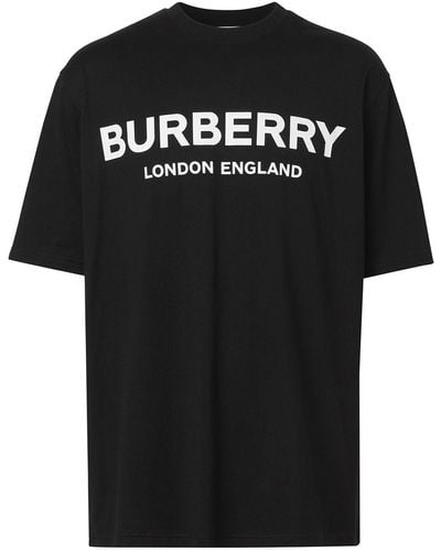 Burberry T-shirt Met Logoprint - Zwart