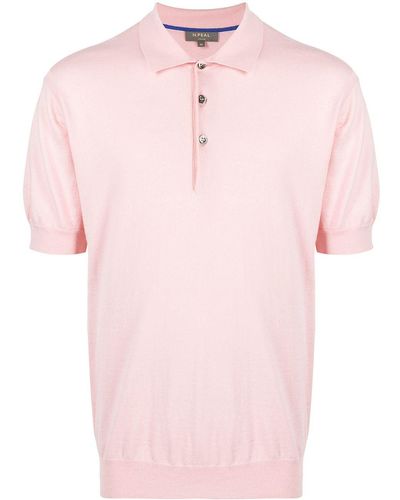 N.Peal Cashmere ポロカラー スウェットシャツ - ピンク