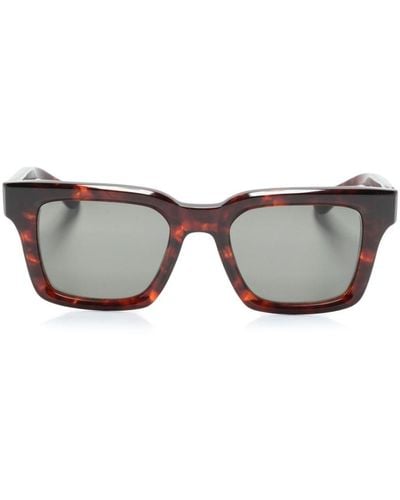 Matsuda M1033 Square-frame Sunglasses - Grey