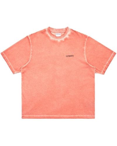 Marcelo Burlon Katoenen T-shirt Met Print - Roze