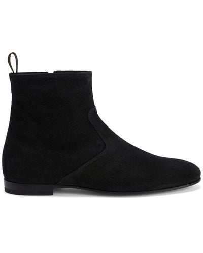 Giuseppe Zanotti Velvet-leather Boots - Black