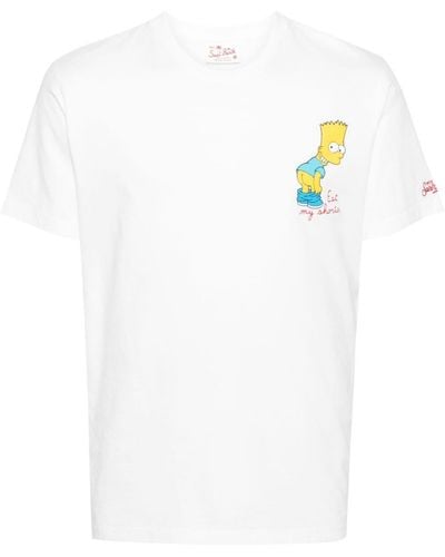 Mc2 Saint Barth X The Simpsons Tシャツ - ホワイト