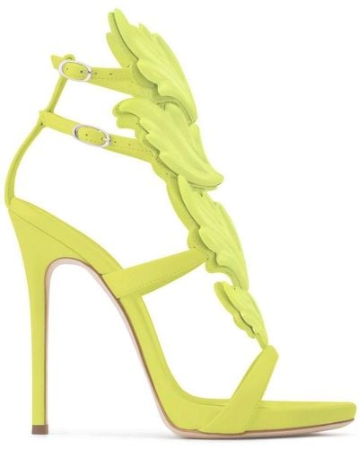 Giuseppe Zanotti Cruel Panel-detail Heeled Sandals - Yellow