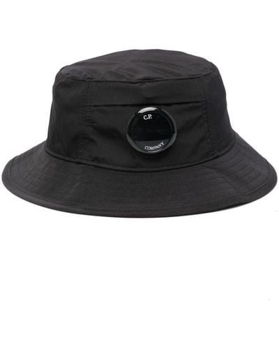 C.P. Company Chrome-r Lens Bucket Hat - Black