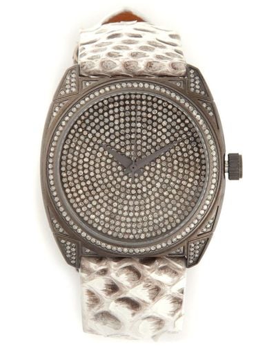 Christian Koban 'DOM' Armbanduhr mit Diamanten - Natur