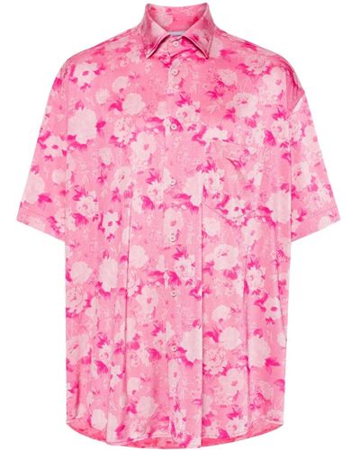 Vetements Floral-print Shirt - Pink