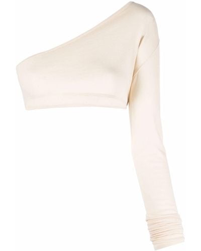 Rick Owens One-shoulder Cropped Top - Multicolour