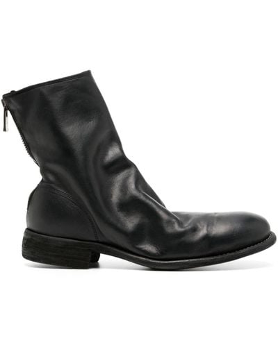 Guidi 986 Zip-fastened Leather Boots - Black