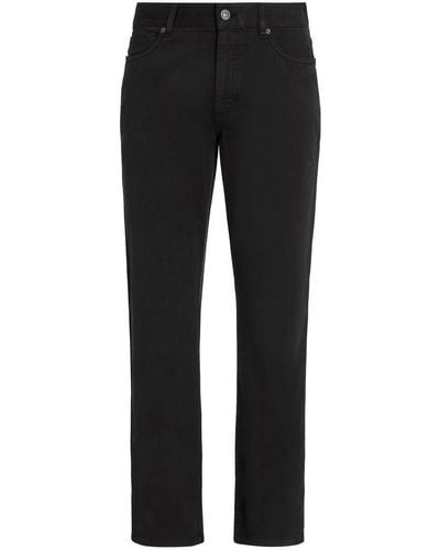 Zegna Roccia Slim-fit Jeans - Zwart