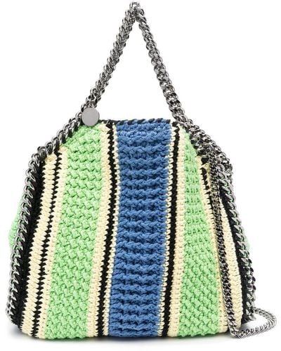 Stella McCartney Gehäkelte Falabella Handtasche - Grün