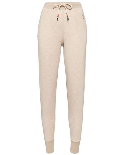 Paul Smith Embroidered Tapered Trousers - Natural