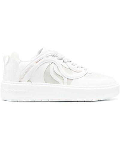 Stella McCartney Zapatillas bajas con paneles redondeados - Blanco