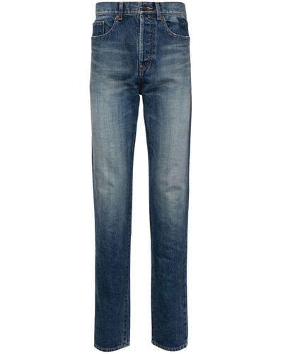 Saint Laurent Mid-rise Skinny Jeans - Blue