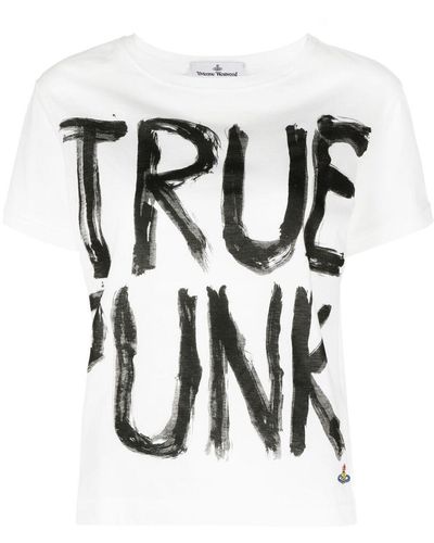 Vivienne Westwood Anglomania T-shirt True Punk - Bianco