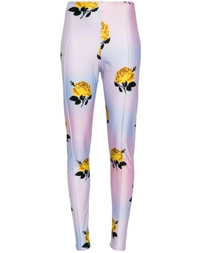 MERYLL ROGGE Skinny-Hose mit Blumen-Print - Mehrfarbig