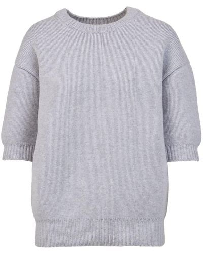 Khaite The Nere Cashmere Sweater - Gray