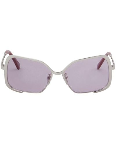 Marni Unila Square-frame Sunglasses - Purple