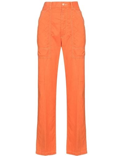 Polo Ralph Lauren Twill Straight-leg Utility Trousers - Orange