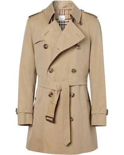 Burberry The Mid-length Chelsea Heritage Trench Coat - Natural