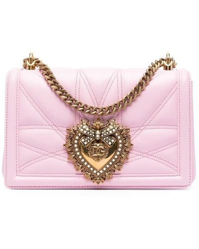 Dolce & Gabbana ドルチェ&ガッバーナ Devotion ショルダーバッグ - ピンク