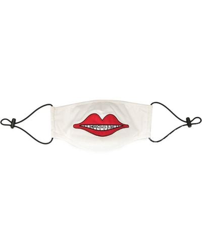 Haculla Mascherina Red Lips - Bianco