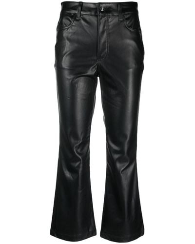 DKNY Mid-rise Flared Trousers - Black