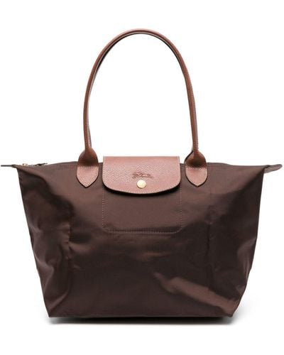 Longchamp Mittelgroße Le Pliage Original Handtasche - Braun